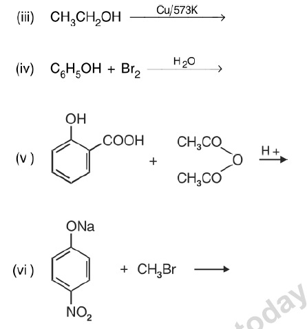 CBSE Class 12 Chemistry Alcohols Phenols And Ethers Notes Set E